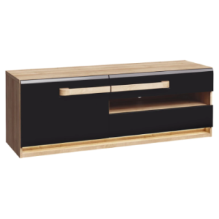 Szafka RTV z oświetleniem ATTENTION ATNT231LB - Meble Forte - BPmarket.pl