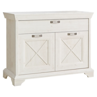 Komoda KASHMIR Pinia Biała KSMK223 - Meble Forte - BPmarket.pl