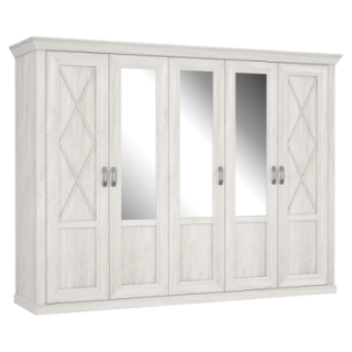 Szafa z lustrem KASHMIR KSMS85 prowansalska - Meble Forte - BPmarket.pl