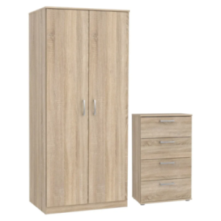 Zestaw Szafa + Komoda NIKO 5 - Meble Forte - BPmarket.pl