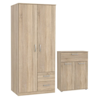 Zestaw Szafa + Komoda NIKO 10 - Meble Forte - BPmarket.pl