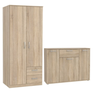 Zestaw Szafa + Komoda NIKO 12 - Meble Forte - BPmarket.pl